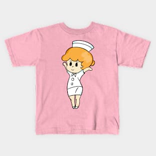 The nurse cartoon style Kids T-Shirt